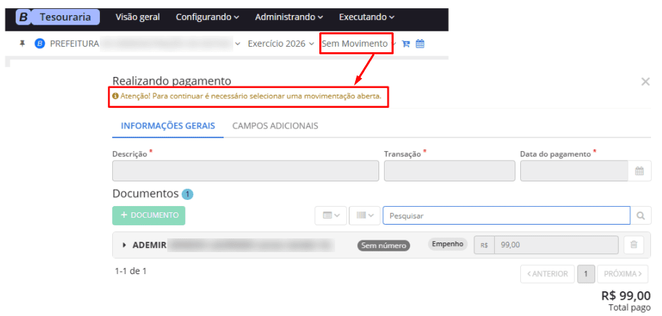 executando