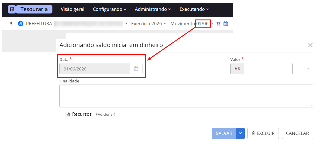 executando