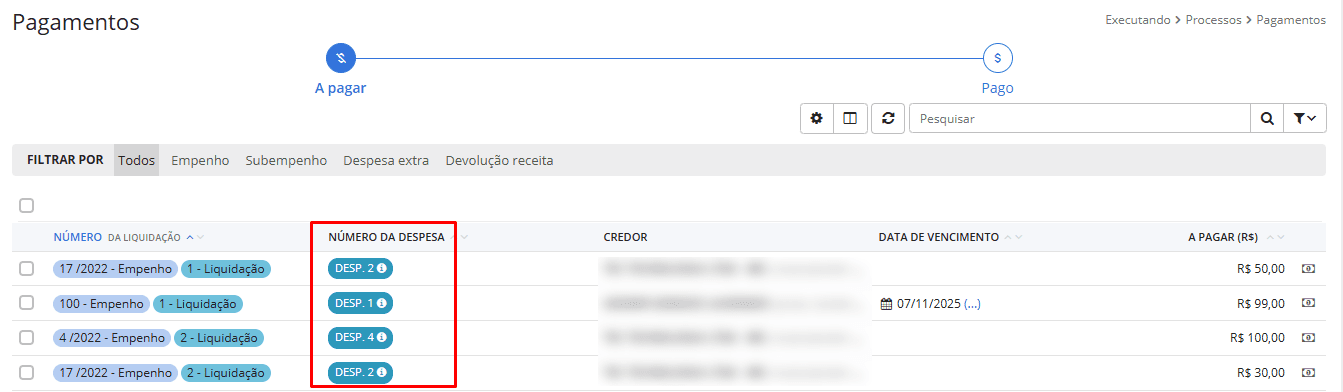 executando